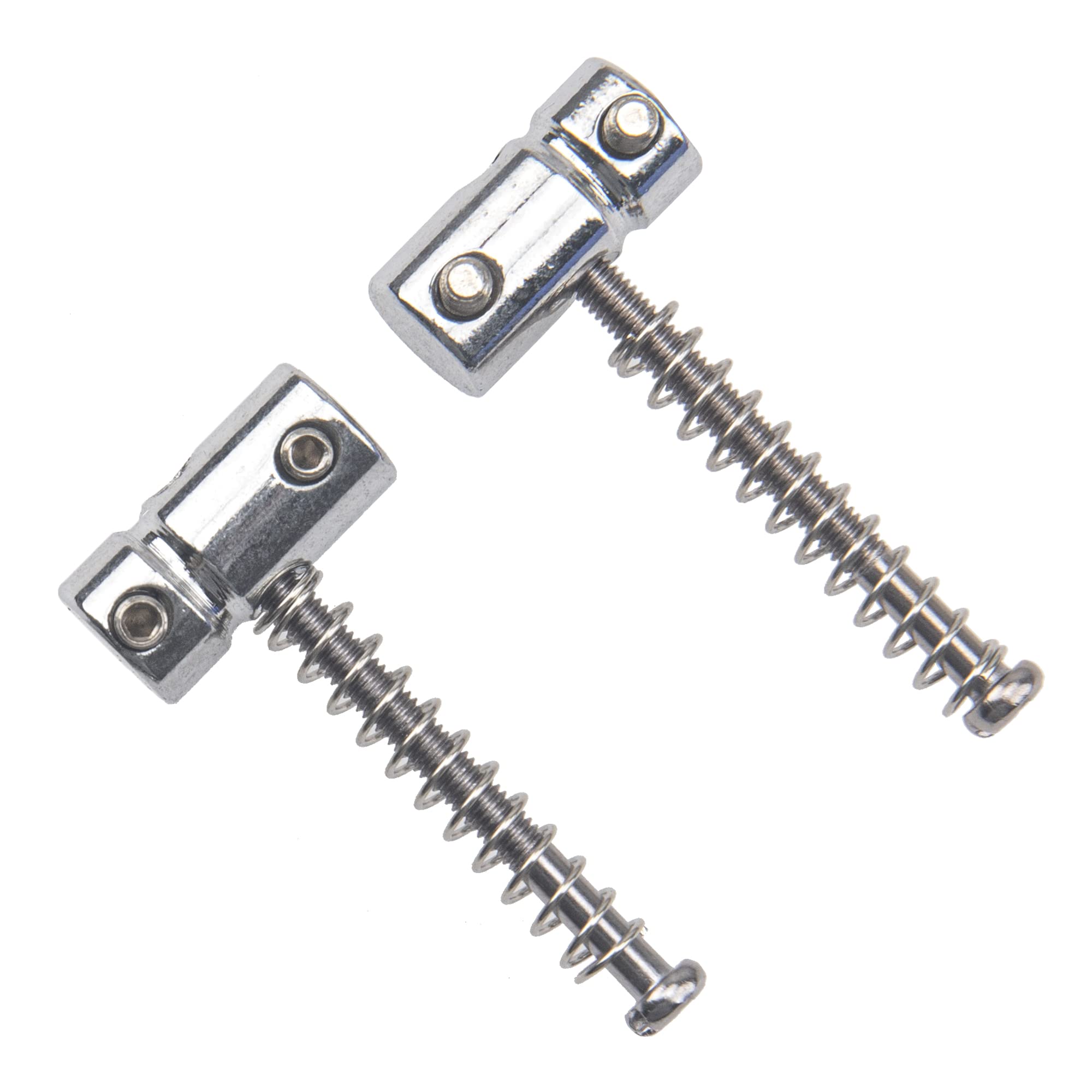 8Pcs Yootones Guitar String Saddle Code Guitar Bridge Saddles Compatible with Bass Jazz Tele Electric Guitar Part (Silver)